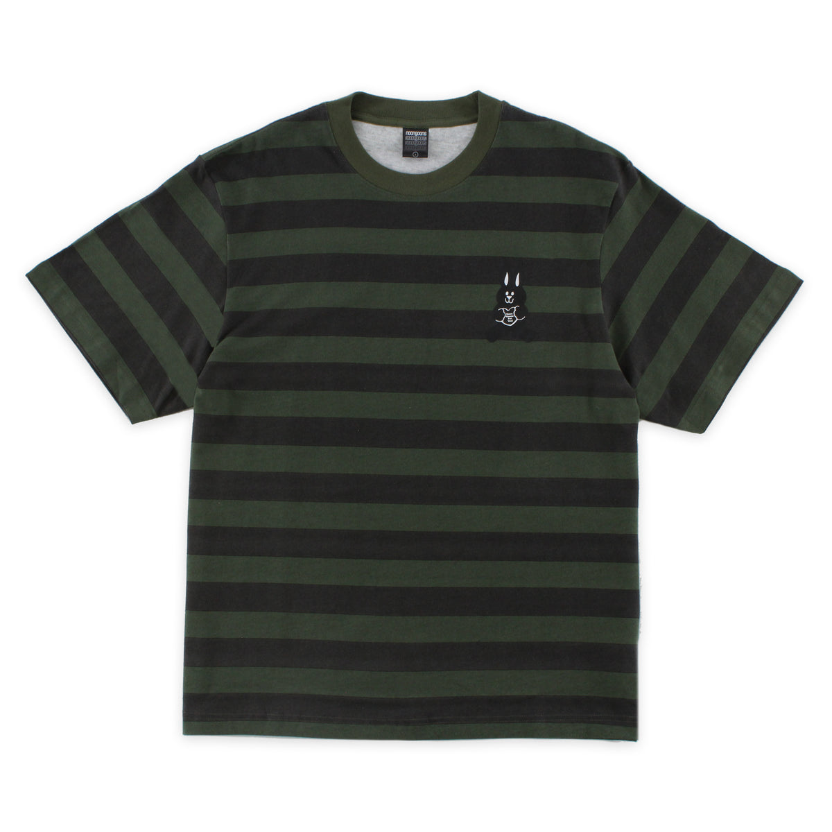Stoned Stripe T - Green/Forest
