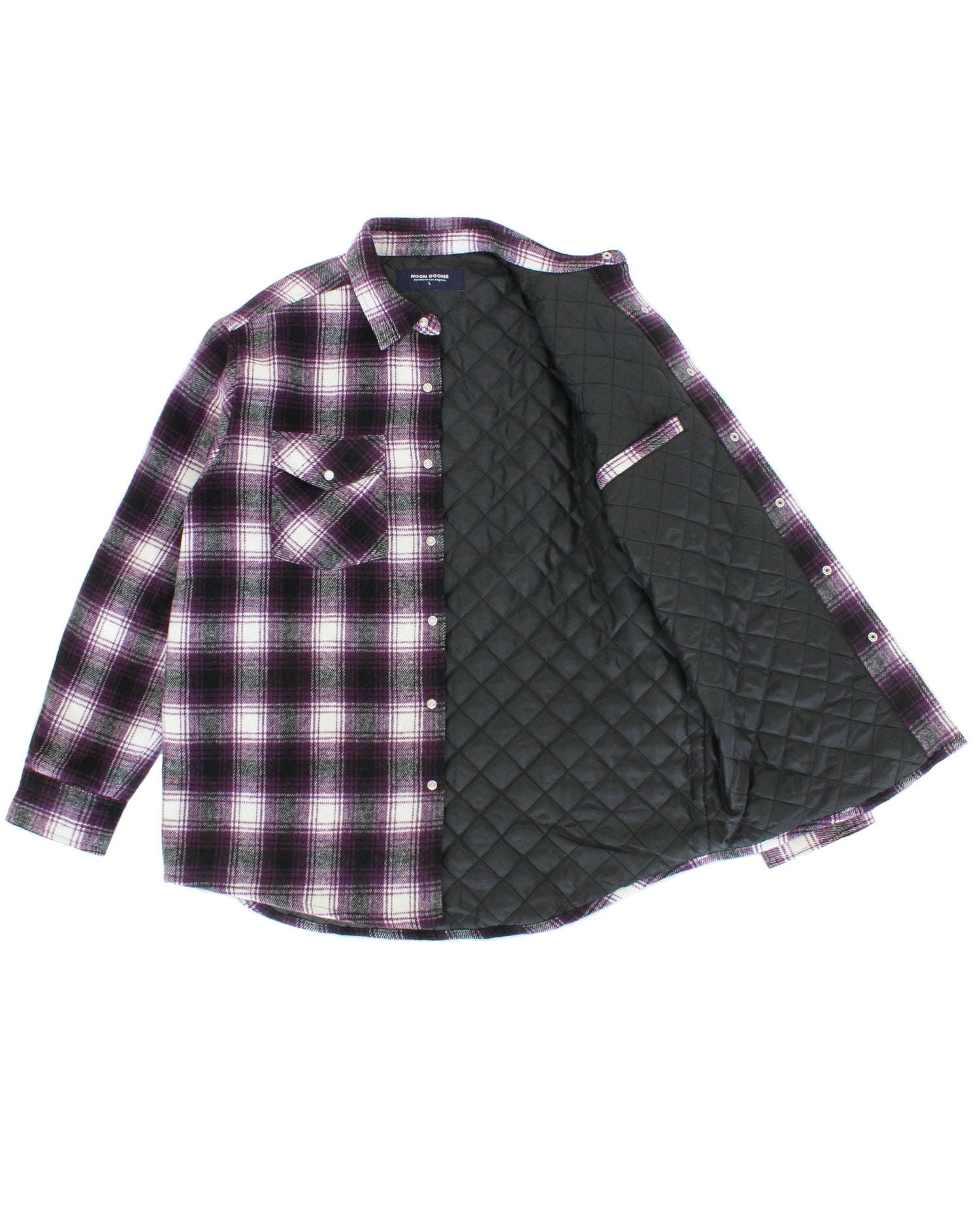 TAHOE QUILTED FLANNEL - PURPLE