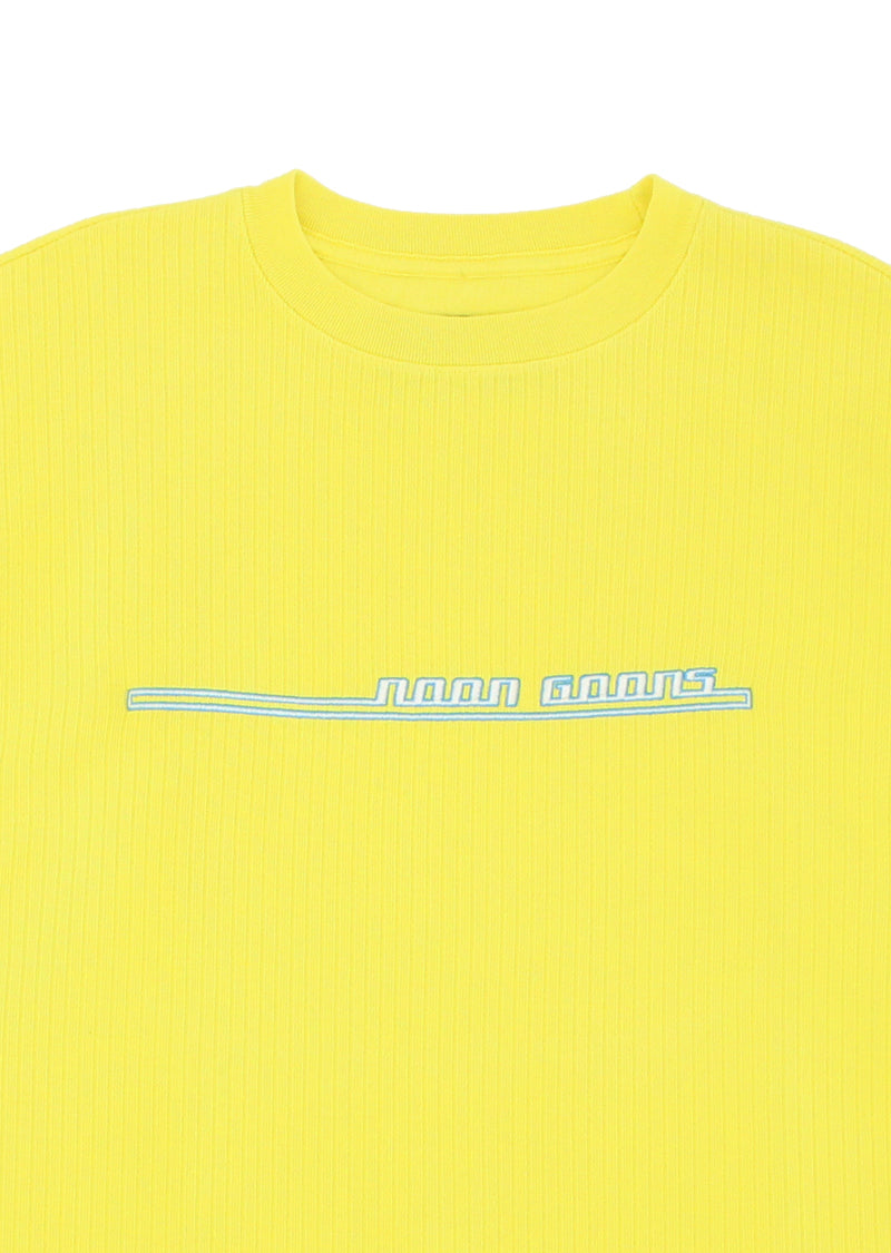 Jetties Longsleeve T - Neon Yellow