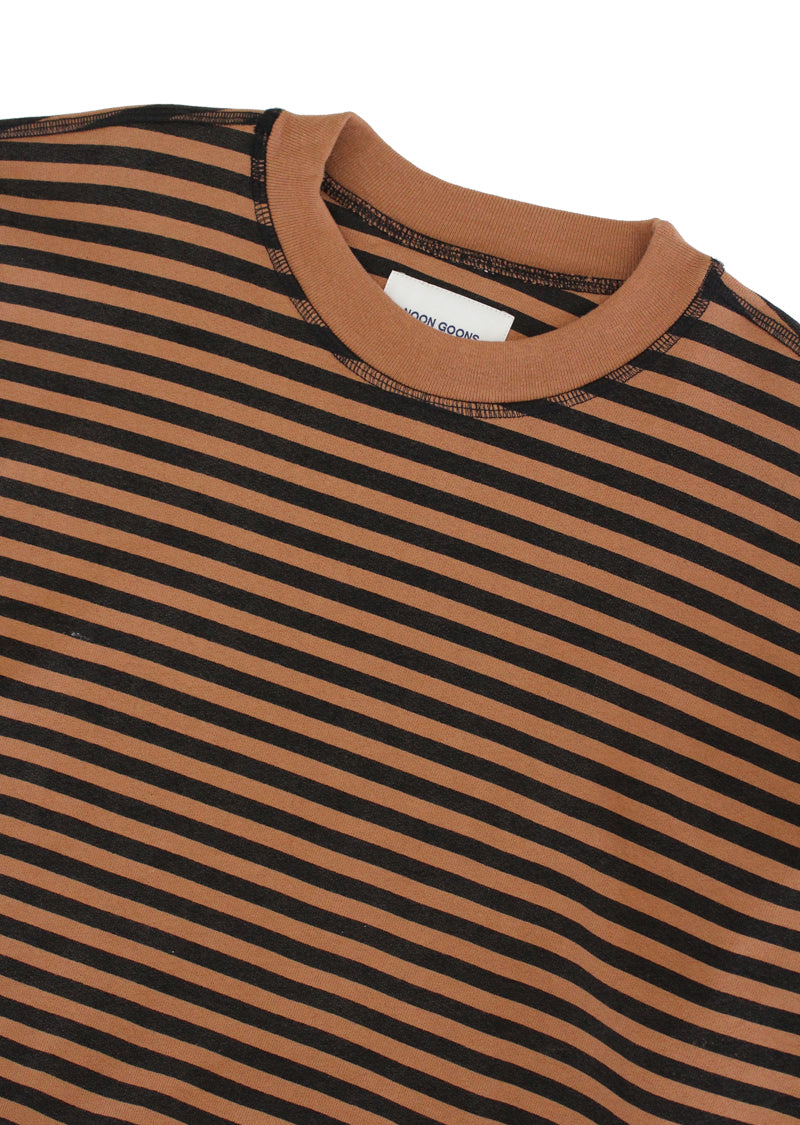 Lefty Stripe Sweatshirt - Black/Brown