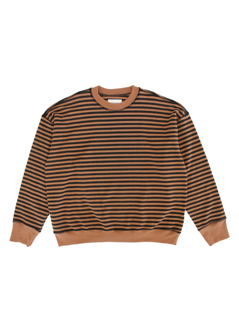 Lefty Stripe Sweatshirt - Black/Brown
