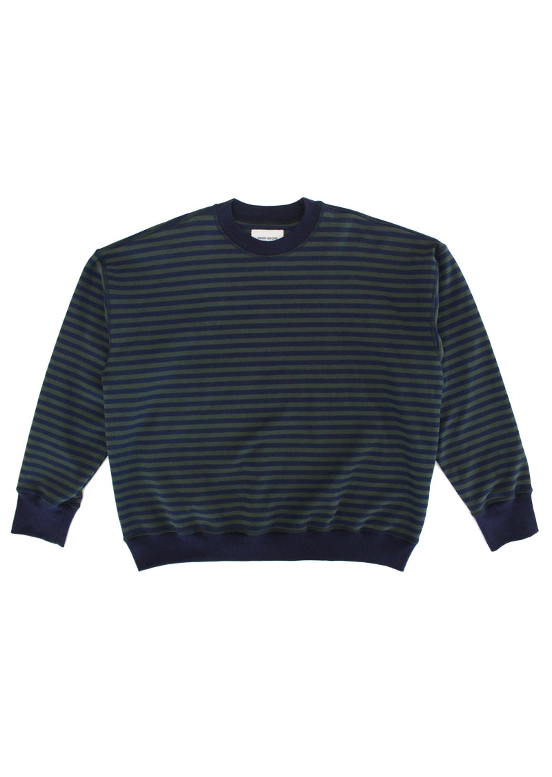 Lefty Stripe Sweatshirt - Navy/Forest